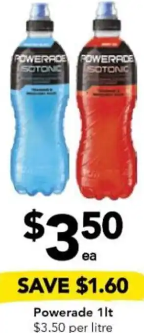 Drakes Powerade 1 lt offer