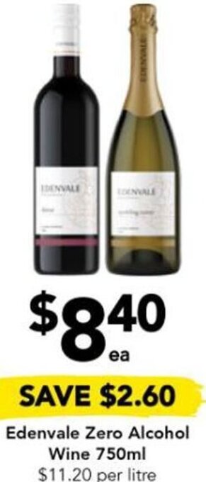 Edenvale Zero Alcohol Wine 750ml