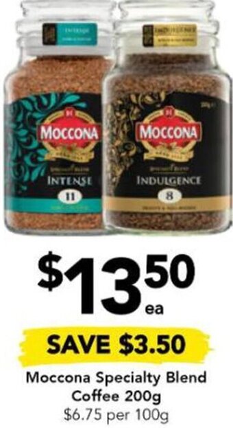 Drakes Moccona Specialty Blend Coffee 200g offer