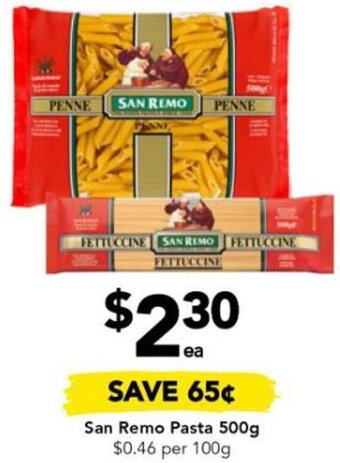 Drakes San Remo Pasta 500g offer