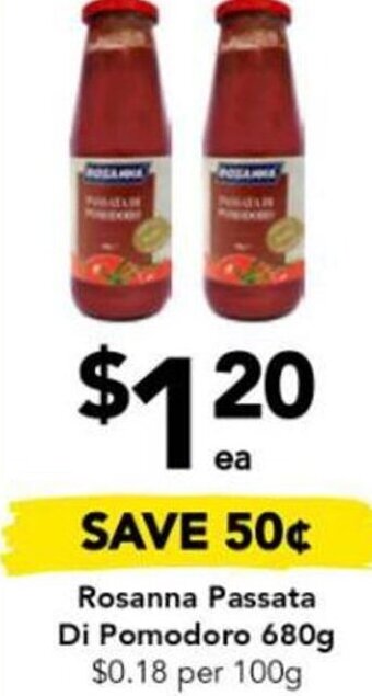 Drakes Rosanna Passata Di Pomodoro 680g offer