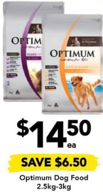 Drakes Optimum Dog Food 2.5kg-3kg offer