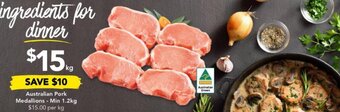 Drakes Australian Pork Medallions offer