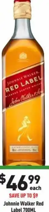 Liquor Legends Johnnie Walker Red Label 700ml offer