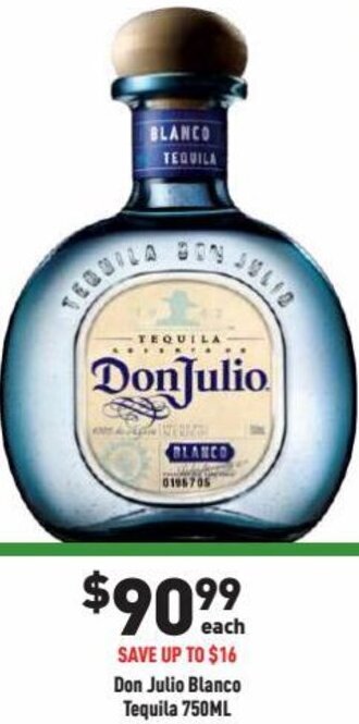 Liquor Legends Don Julio Blanco Tequila 750ml offer