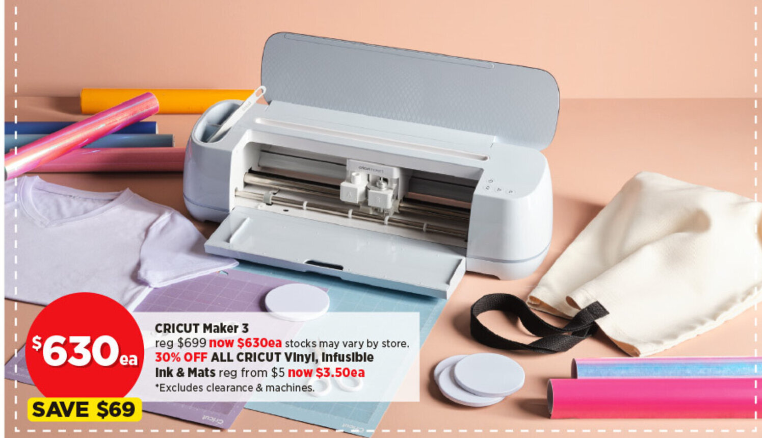Cricut maker 3 offer at Spotlight