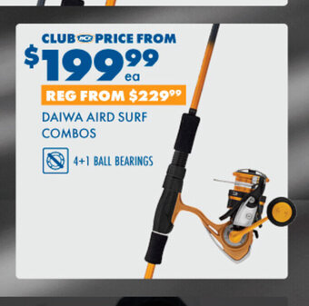 BCF Daiwa aird surf combos offer