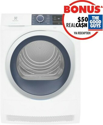 The Good Guys Electrolux 8kg Heat Pump Dryer offer
