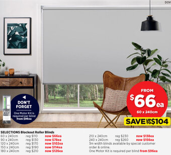 Spotlight Selections Blockout Roller Blinds offer