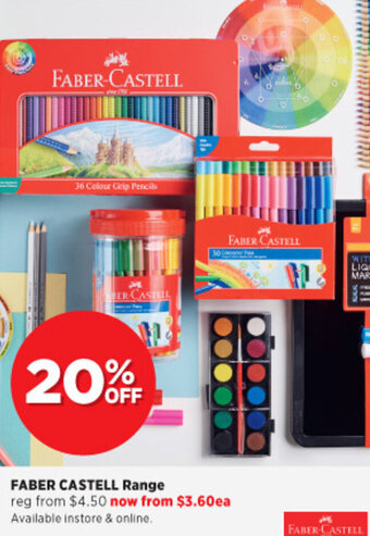Spotlight Faber Castell Range offer