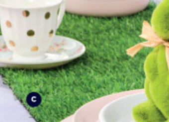 Spotlight Faux Grass Table Runner offer