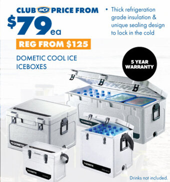 BCF Dometic cool ice iceboxes offer