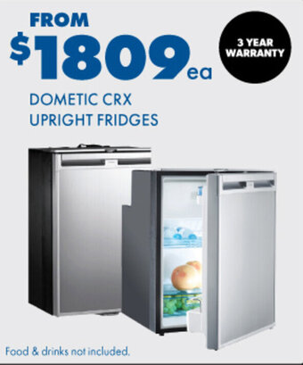BCF Dometic CRX upright fridges offer
