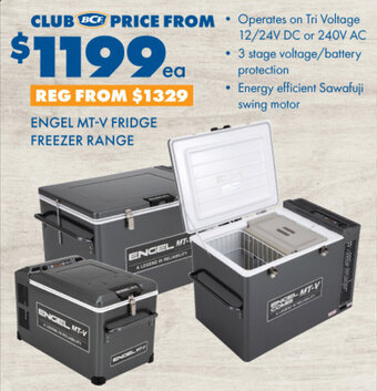 BCF Engel mt-v fridge freezer range offer