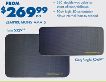 BCF Zempire monstamats offer