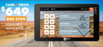 BCF Hema HX-2 navigator GPS offer