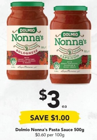 Drakes Dolmio Nonna's Pasta Sauce 500g offer