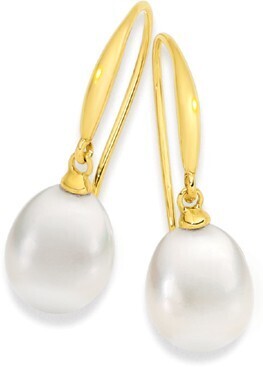 Prouds 9ct gold cultured freshwater pearl earrings offer
