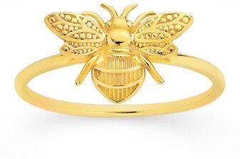 Prouds 9ct gold bumble bee dress ring offer