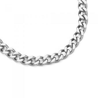 Stainless steel men's 55cm curb chain