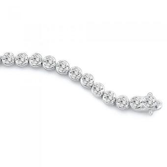 Prouds Sterling silver cubic zirconia tennis bracelet offer