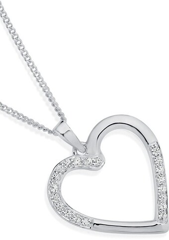 Prouds Sterling silver heart pendant offer