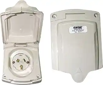 BCF Camec caravan power inlet 15amp offer