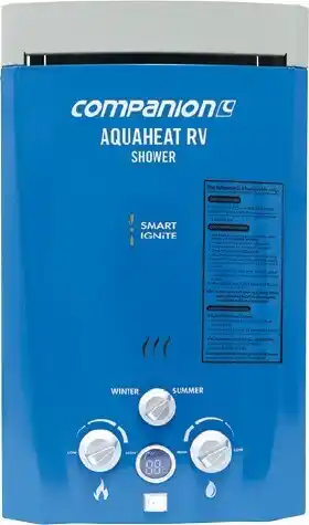 BCF Companion aquaheat rv water heater offer