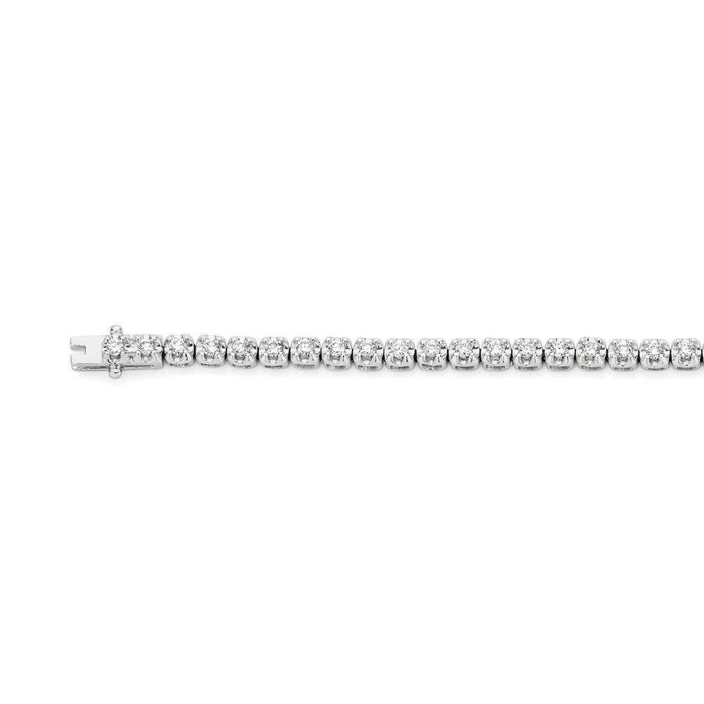 9ct white gold diamond tennis bracelet offer at Angus & Coote