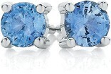 Angus & Coote 9ct white gold natural ceylon sapphire stud earrings offer