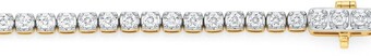 Goldmark 9ct gold diamond tennis bracelet offer