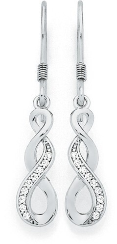 Goldmark Sterling silver cz earrings offer