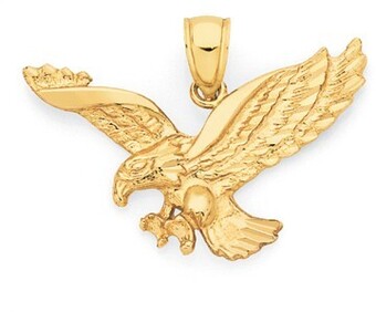 Goldmark 9ct gold eagle gents pendant offer