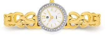 Goldmark G ladies gold tone watch offer
