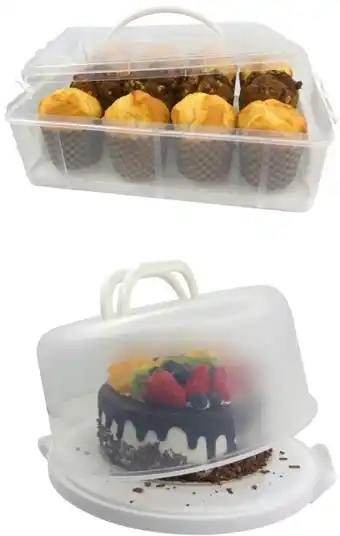 Coles Culinex cupcake or cake caddy assortment offer
