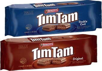 IGA Arnott’s chocolate tim tam biscuits 165-200g selected varieties offer