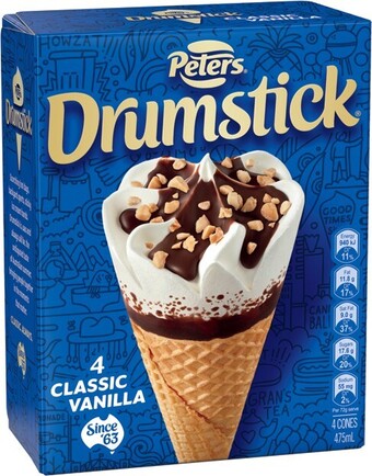 IGA Peters drumstick 4-6 pack selected varieties offer