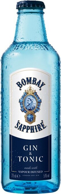 IGA Bombay sapphire gin & tonic 5.4% 4 pack offer