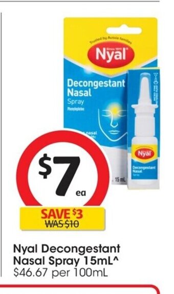Nyal Decongestant Nasal Spray 15ml