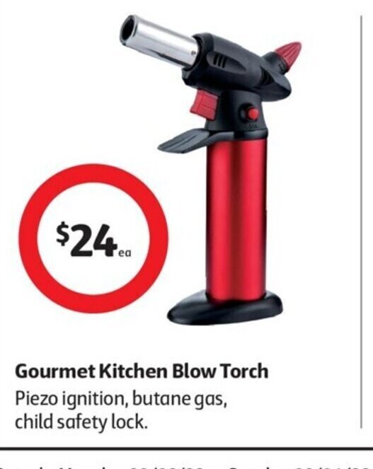 Gourmet Kitchen Blow Torch offer at Coles