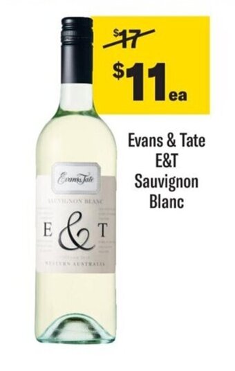 Coles Evans & Tate E &T Sauvignon Blanc offer