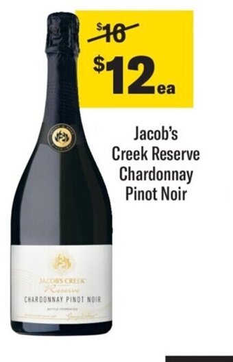 Coles Jacob's Creek Reserve Chardonnay Pinot Noir offer