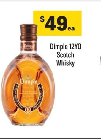 Coles Dimple 12YO Scotch Whisky offer