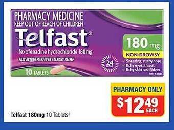 Direct Chemist Outlet Telfast 180mg offer