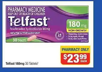Direct Chemist Outlet Telfast 180mg offer