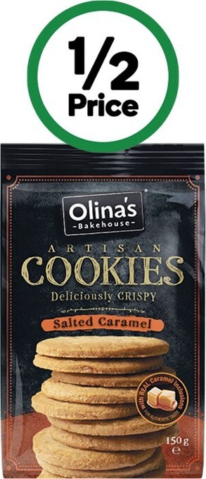 Woolworths Olina’s artisan cookies 150g offer