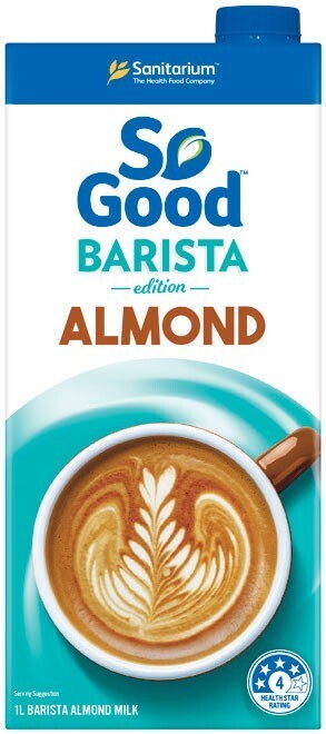 Woolworths Sanitarium so good barista milk 1 litre offer