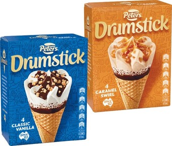 Woolworths Peters drumstick 475-490ml pk 4-6 – from the freezer offer
