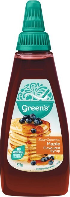 Woolworths Green’s maple flavoured syrup 375g offer