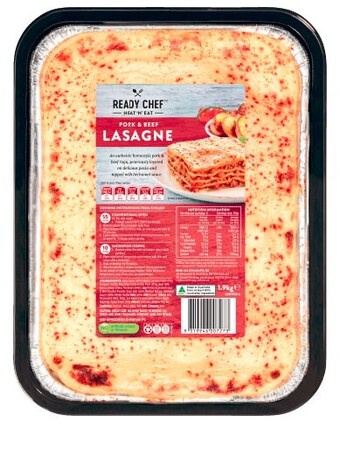 Coles Ready chef lasagne 1.9kg offer
